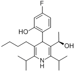 3-Pyridinemethanol, 5-butyl-4-(4-fluoro-2-hydroxyphenyl)-a-methyl-2,6-bis(1-methylethyl)-, (aR)- CAS#: 880343-35-1