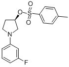 3-Pyrrolidinol, 1-(3-fluorophenyl)-, 3-(4-methylbenzenesulfonate), (3R)- CAS#: 873945-29-0