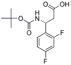 3-[(TERT-BUTOXYCARBONYL)AMINO]-3-(2,4-DIFLUOROPHENYL)PROPANOIC ACID CAS#: 860787-38-8