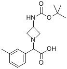 (3-TERT-BUTOXYCARBONYLAMINO-AZETIDIN-1-YL)-M-TOLYL-ACETIC ACID CAS#: 887594-39-0