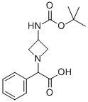(3-TERT-BUTOXYCARBONYLAMINO-AZETIDIN-1-YL)-PHENYL-ACETIC ACID CAS#: 887594-33-4