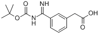 [3-(TERT-BUTOXYCARBONYLAMINO-IMINO-METHYL)-PHENYL]-ACETIC ACID CAS#: 885270-01-9