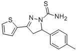 3-(THIOPHEN-2-YL)-5-P-TOLYL-4,5-DIHYDRO-1H-PYRAZOLE-1-CARBOTHIOAMIDE CAS#: 870680-38-9