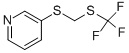 3-TRIFLUOROMETHYLSULFANYLMETHYLSULFANYL-PYRIDINE CAS#: 864684-86-6