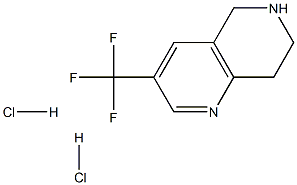 3-TrifluoroMethyl-5,6,7,8-tetrahydro-[1,6]naphthyridine  hydrochloride (1:2) CAS#: 870483-68-4