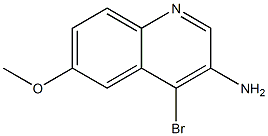 3-amino-4-bromo-6-methoxyquinoline CAS#: 872714-60-8