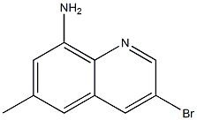 3-broMo-6-Methylquinolin-8-aMine CAS#: 858467-30-8