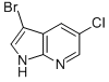 3-bromo-5-chloro-1H-pyrrolo[2,3-b]pyridine CAS#: 866546-09-0
