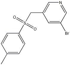 3-bromo-5-(tosylmethyl)pyridine CAS#: 866021-35-4