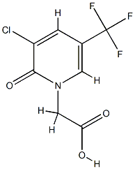 [3-chloro-2-oxo-5-(trifluoromethyl)-1(2H)-pyridinyl]acetic acid(SALTDATA: FREE) CAS#: 851208-01-0