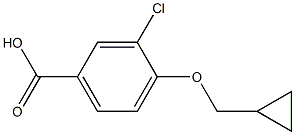 3-chloro-4-(cyclopropylmethoxy)Benzoic acid CAS#: 856165-89-4