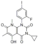 3-cyclopropyl-1-(2-fluoro-4-iodophenyl)-5-hydroxy-6,8-diMethylpyrido[2,3-d]pyriMidine-2,4,7(1H,3H,8H)-trione CAS#: 871700-24-2