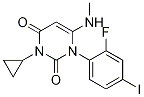 3-cyclopropyl-1-(2-fluoro-4-iodophenyl)-6-(MethylaMino)pyriMidine-2,4(1H,3H)-dione CAS#: 871700-22-0