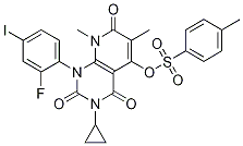 3-cyclopropyl-1-(2-fluoro-4-iodophenyl)-6,8-diMethyl-2,4,7-trioxo-1,2,3,4,7,8-hexahydropyrido[2,3-d]pyriMidin-5-yl 4-Methylbenzenesulfonate CAS#: 871700-32-2