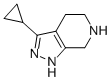 3-cyclopropyl-4,5,6,7-tetrahydro-1H-pyrazolo[3,4-c]pyridine CAS#: 853784-22-2