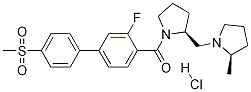 (3-fluoro-4'-(Methylsulfonyl)-[1,1'-biphenyl]-4-yl)((S)-2-(((R)-2-Methylpyrrolidin-1-yl)Methyl)pyrrolidin-1-yl)Methanone hydrochloride CAS#: 867255-05-8