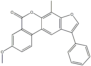 3-methoxy-7-methyl-10-phenyl-[1]benzofuro[6,5-c]isochromen-5-one CAS#: 858746-88-0
