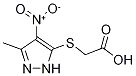 [(3-methyl-4-nitro-1H-pyrazol-5-yl)thio]acetic acid CAS#: 879565-31-8