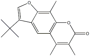 3-tert-butyl-5,6,9-trimethylfuro[3,2-g]chromen-7-one CAS#: 858753-18-1