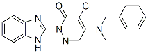 3(2H)-Pyridazinone,  2-(1H-benzimidazol-2-yl)-4-chloro-5-[methyl(phenylmethyl)amino]- CAS#: 879568-33-9