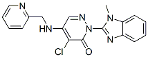 3(2H)-Pyridazinone,  4-chloro-2-(1-methyl-1H-benzimidazol-2-yl)-5-[(2-pyridinylmethyl)amino]- CAS#: 879562-70-6