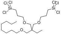 3,3-BIS(TRICHLOROSILYLPROPOXYMETHYL)-5-OXA-TRIDECANE ,95% CAS#: 862911-99-7