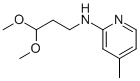 (3,3-DIMETHOXY-PROPYL)-(4-METHYL-PYRIDIN-2-YL)-AMINE CAS#: 864685-04-1