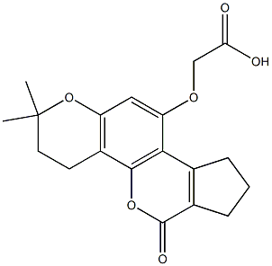 (3,3-Dimethyl-12-oxo-2,3,12,15,16,17-hexahydro-1H-4,11-dioxa-cyclopenta[a]phenanthren-7-yloxy)-acetic acid CAS#: 859134-29-5