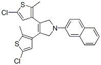 3,4-BIS-(5-CHLORO-2-METHYL-THIOPHEN-3-YL)-1-NAPHTHALEN-2-YL-2,5-DIHYDRO-1H-PYRROLE CAS#: 885122-58-7