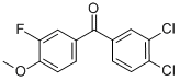 3,4-DICHLORO-3'-FLUORO-4'-METHOXYBENZOPHENONE CAS#: 844885-37-6