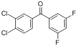 3,4-DICHLORO-3',5'-DIFLUOROBENZOPHENONE CAS#: 844885-16-1