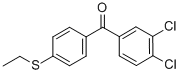 3,4-DICHLORO-4'-(ETHYLTHIO)BENZOPHENONE CAS#: 844885-36-5