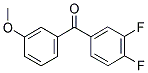 3,4-DIFLUORO-3'-METHOXYBENZOPHENONE CAS#: 845780-97-4