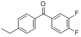 3,4-DIFLUORO-4'-ETHYLBENZOPHENONE CAS#: 845781-02-4