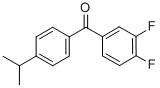 3,4-DIFLUORO-4'-ISO-PROPYLBENZOPHENONE CAS#: 845781-00-2
