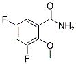 3,5-DIFLUORO-2-METHOXYBENZAMIDE CAS#: 874804-09-8