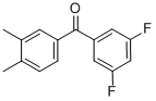 3,5-DIFLUORO-3',4'-DIMETHYLBENZOPHENONE CAS#: 844885-21-8