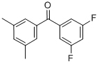 3,5-DIFLUORO-3',5'-DIMETHYLBENZOPHENONE CAS#: 844885-22-9