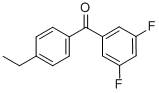 3,5-DIFLUORO-4'-ETHYLBENZOPHENONE CAS#: 844885-11-6