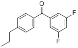 3,5-DIFLUORO-4'-N-PROPYLBENZOPHENONE CAS#: 844885-12-7