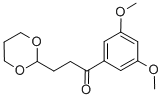 3',5'-DIMETHOXY-3-(1,3-DIOXAN-2-YL)-PROPIOPHENONE CAS#: 884504-44-3