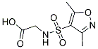[[(3,5-DIMETHYLISOXAZOL-4-YL)SULFONYL]AMINO]ACETIC ACID CAS#: 855742-23-3