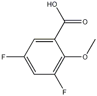 3,5-difluoro-2-methoxybenzoic acid CAS#: 886498-75-5