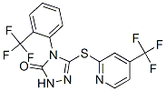 3H-1,2,4-TRIAZOL-3-ONE, 2,4-DIHYDRO-4-[2-(TRIFLUOROMETHYL)PHENYL]-5-[[4-(TRIFLUOROMETHYL)-2-PYRIDINYL]THIO]- CAS#: 883028-74-8