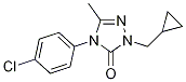 3H-1,2,4-Triazol-3-one, 4-(4-chlorophenyl)-2-(cyclopropylMethyl)-2,4-dihydro-5-Methyl- CAS#: 860786-67-0