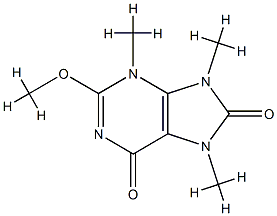 3H-Purine-6,8-dione,7,9-dihydro-2-methoxy-3,7,9-trimethyl-(9CI) CAS#: 817631-42-8