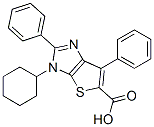 3H-Thieno[2,3-d]imidazole-5-carboxylic  acid,  3-cyclohexyl-2,6-diphenyl- CAS#: 874571-92-3