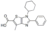 3H-Thieno[2,3-d]imidazole-5-carboxylic  acid,  3-cyclohexyl-6-methyl-2-phenyl- CAS#: 874571-88-7