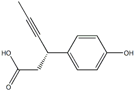 (3S)-3-(4-Hydroxyphenyl)-4-hexynoic acid CAS#: 865233-35-8