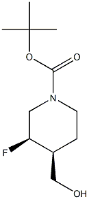 (3S,4R)-rel-1-Boc-3-fluoro-4-(hydroxyMethyl)piperidine CAS#: 882033-93-4